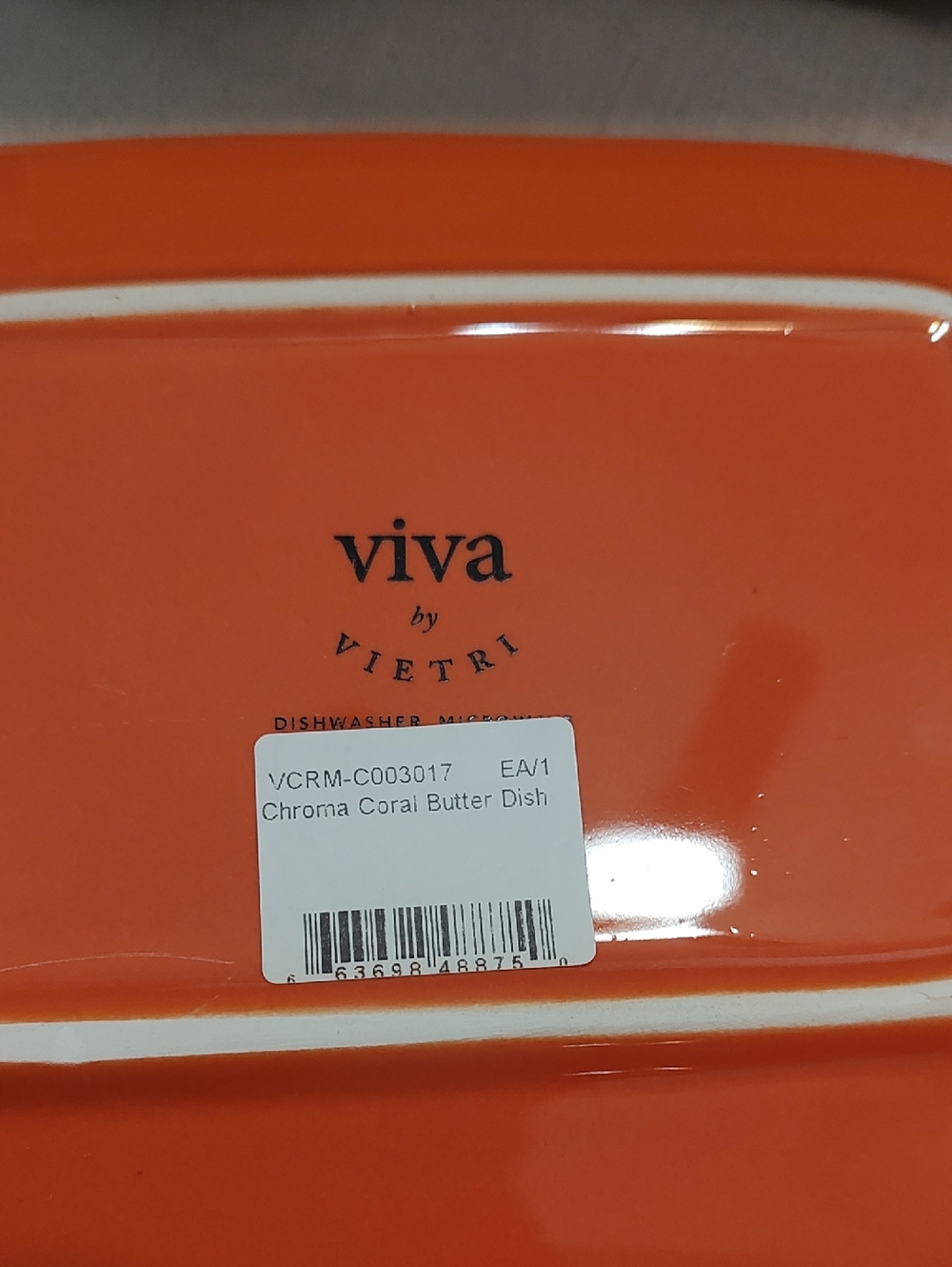 NWT Coral Vietri Butter Dish, Matching S&P And Creamer Set - Picture 4 of 7